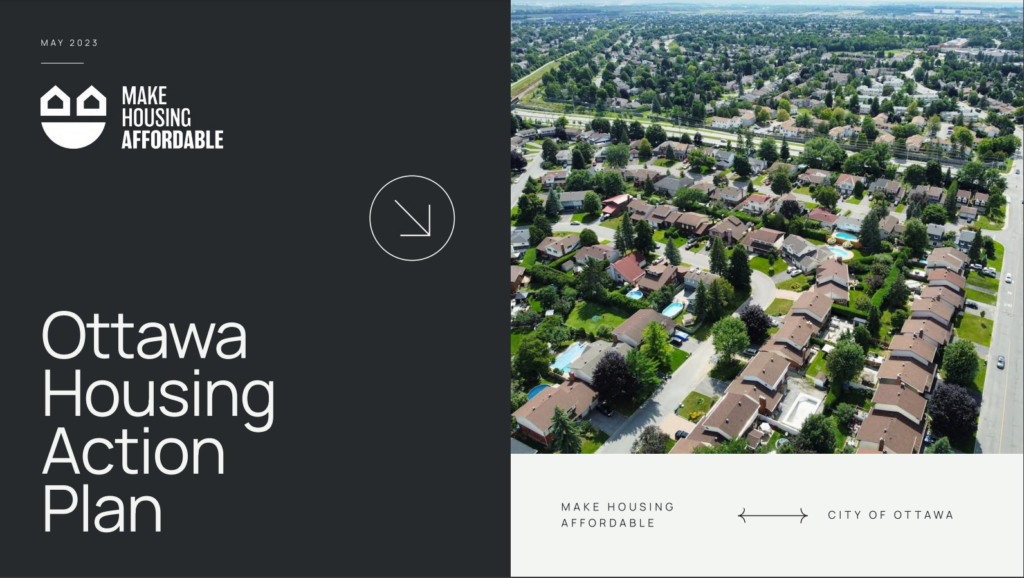 Ottawa Housing Action Plan cover page